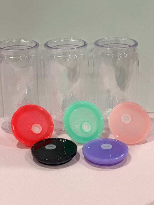 Acrylic 16oz snow globes custimized With Glitter and UV wrap
